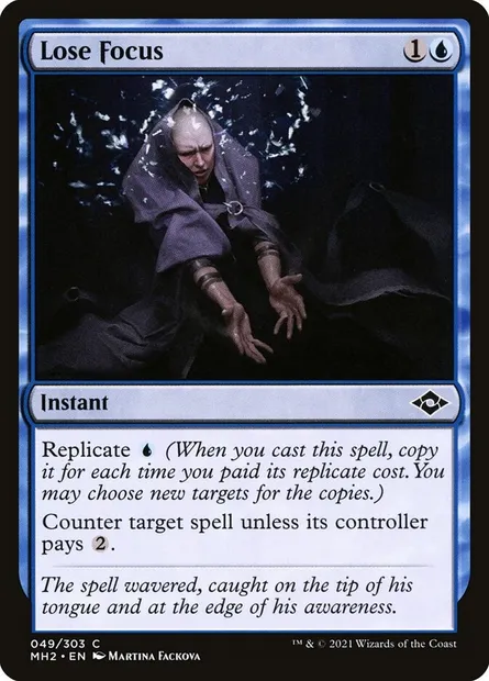 Lose Focus, Magic card MH2 49 — Modern Horizons 2 set