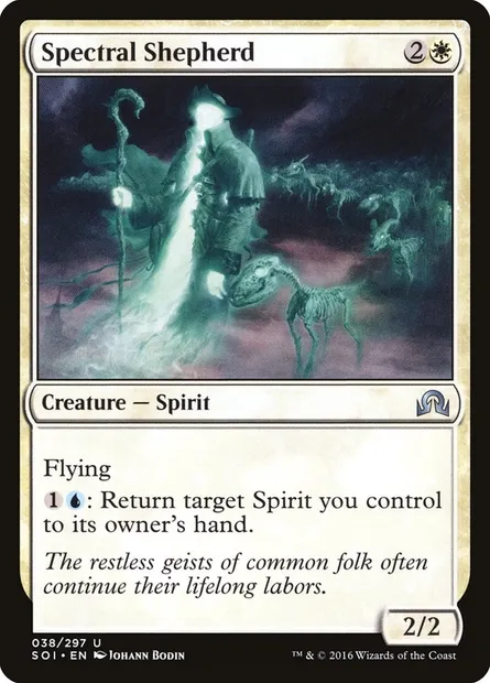 Spectral Shepherd, Magic card SOI 38 — Shadows over Innistrad set