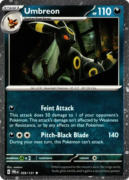 Noctali, carte Pokémon TDX 059-3 — extension Theme Deck & Blisters Exclusives