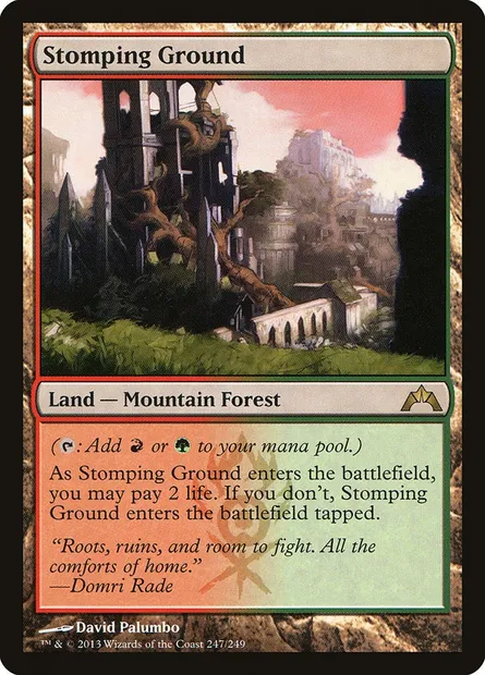 Stomping Ground, Magic card GTC 247 — Gatecrash set