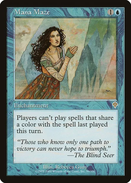 Labyrinthe de mana, carte Magic INV 59 — extension Invasion