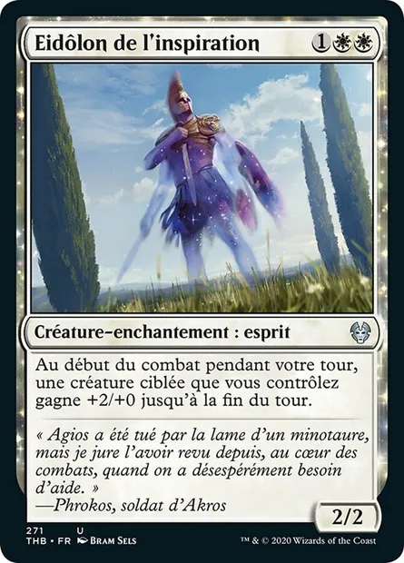 Eidôlon de l'inspiration, carte Magic THB 271 — extension Theros Beyond Death