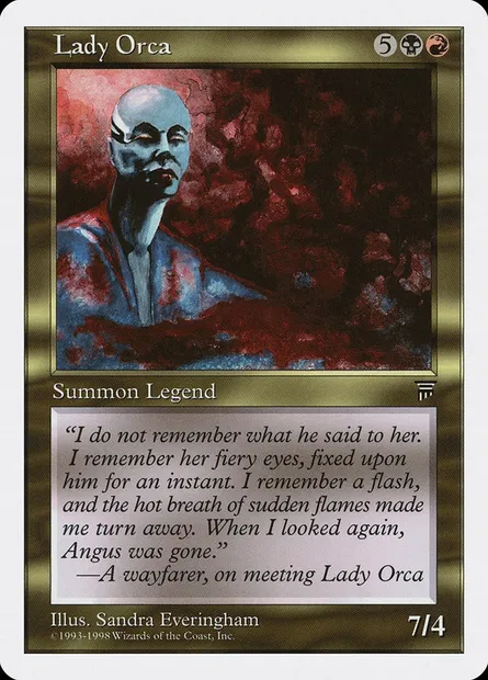 Lady Orca, carte Magic ATH 65 — extension Anthologies