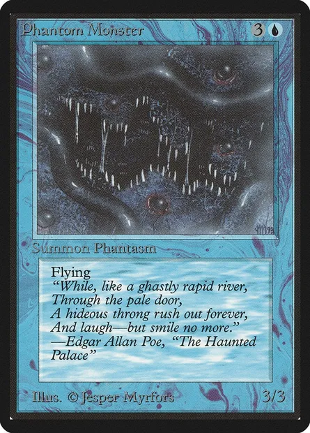 Phantom Monster, Magic card LEB 70 — Limited Edition Beta set