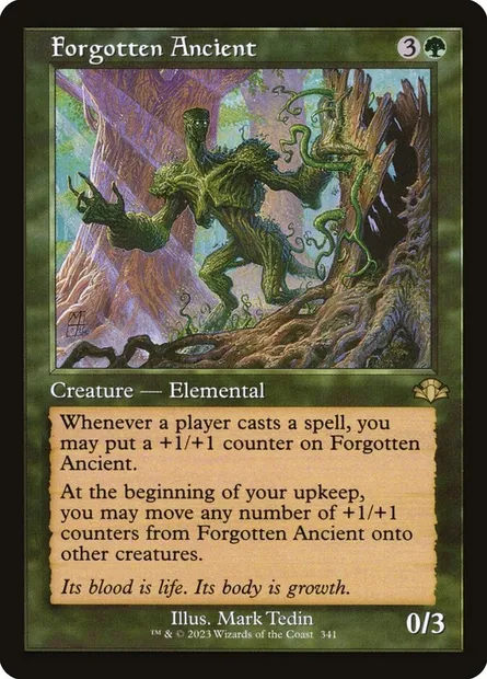 Forgotten Ancient, Magic card DMR 341 — Dominaria Remastered set