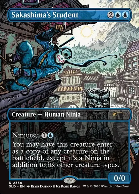 Sakashima's Student, Magic card SLD 2359 — Secret Lair Drop set