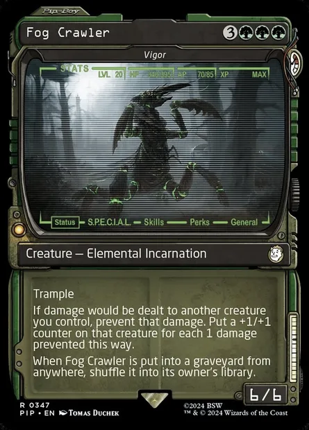 Vigor, Magic card PIP 347 — Fallout set