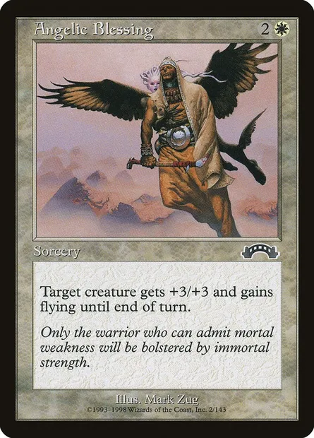 Angelic Blessing, Magic card EXO 2 — Exodus set