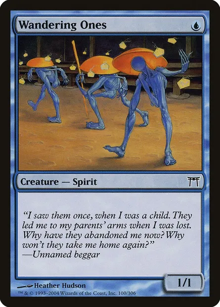 Wandering Ones, Magic card CHK 100 — Champions of Kamigawa set