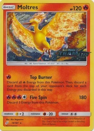 Moltres, Pokémon card PR 019 — Assorted Promos set