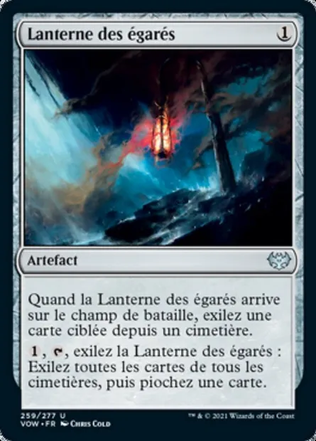 Lanterne des égarés, carte Magic VOW 259 — extension Innistrad : noce écarlate