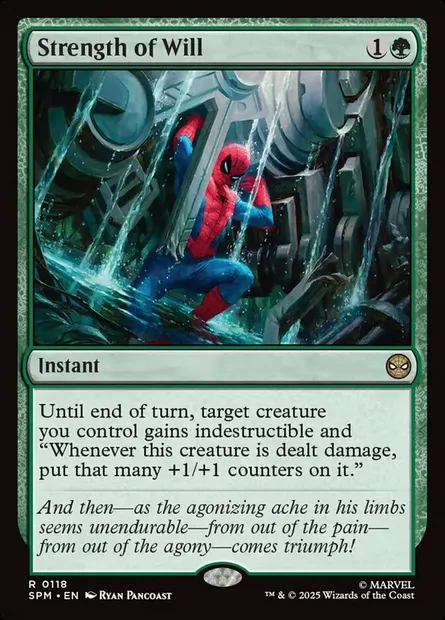 Strength of Will, Magic card SPM 118 — Marvel's Spider-Man set
