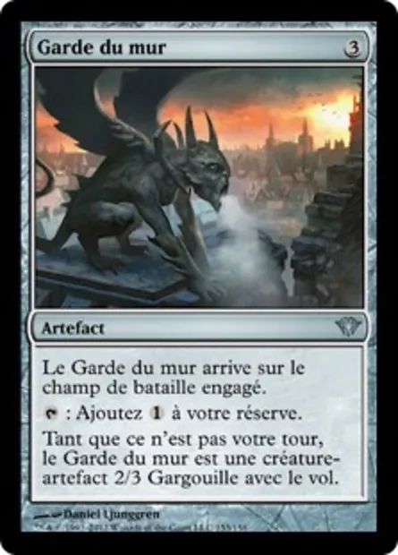Garde du mur, carte Magic DKA 153 — extension Obscure Ascension