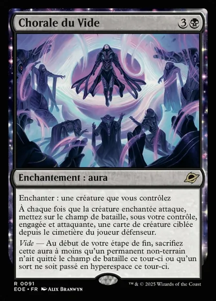 Chorale du Vide, carte Magic EOE 91 — extension Edge of Eternities