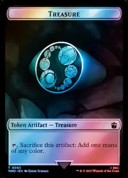 Treasure, carte Magic TWHO 63 — extension Doctor Who Tokens