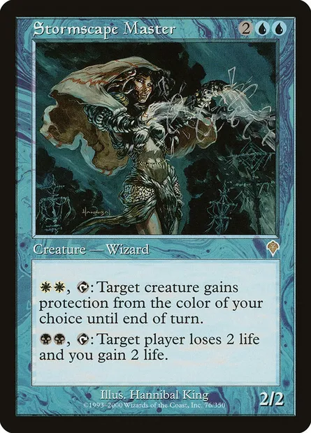 Stormscape Master, Magic card INV 76 — Invasion set