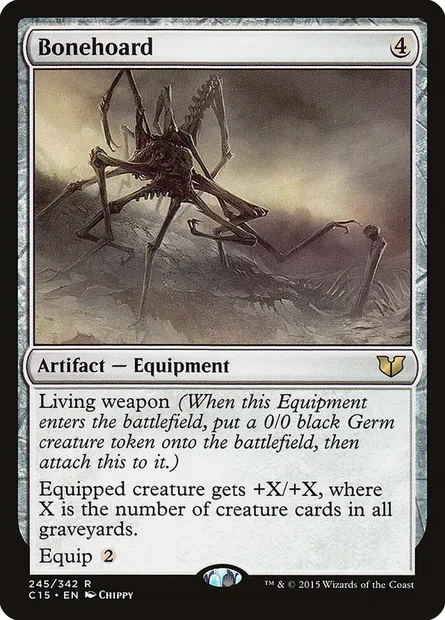 Bonehoard, Magic card C15 245 — Commander 2015 set