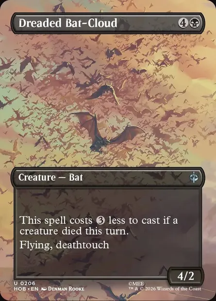 Dreaded Bat-Cloud, Magic card HOB 206 — The Hobbit set