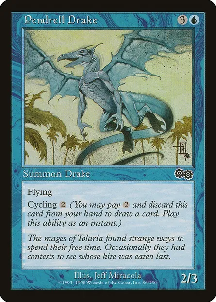 Pendrell Drake, Magic card USG 86 — Urza's Saga set