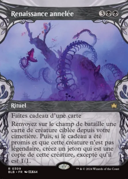 Renaissance annelée, carte Magic BLB 309 — extension Bloomburrow