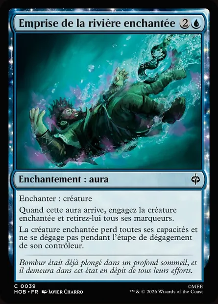 Emprise de la rivière enchantée, carte Magic HOB 39 — extension The Hobbit