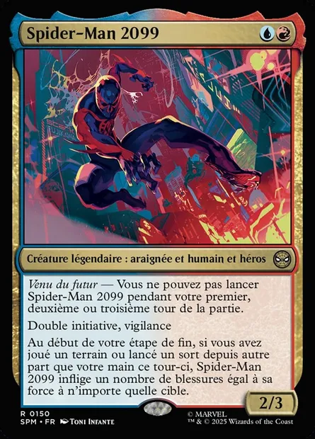 Spider-Man 2099, carte Magic SPM 150 — extension Marvel's Spider-Man