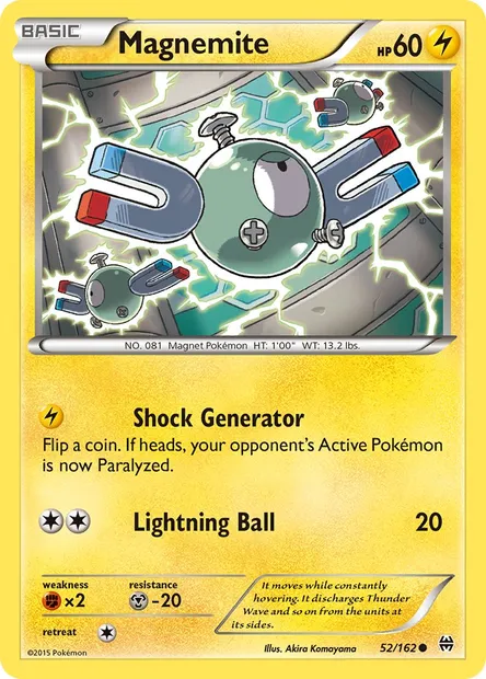 Magnemite, Pokémon card BKT 52 — BREAKthrough set