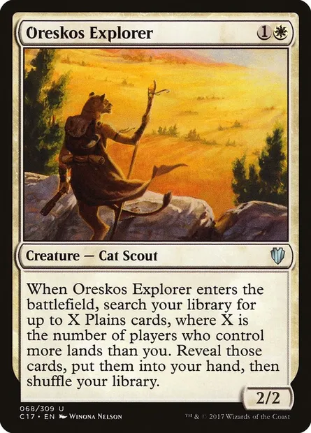 Oreskos Explorer, Magic card C17 68 — Commander 2017 set