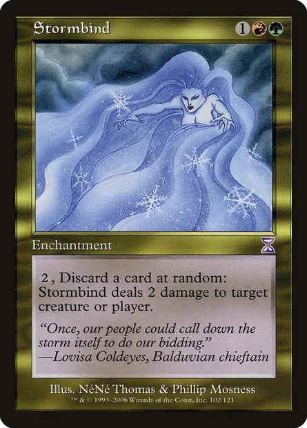 Stormbind, Magic card TSB 102 — Time Spiral Timeshifted set