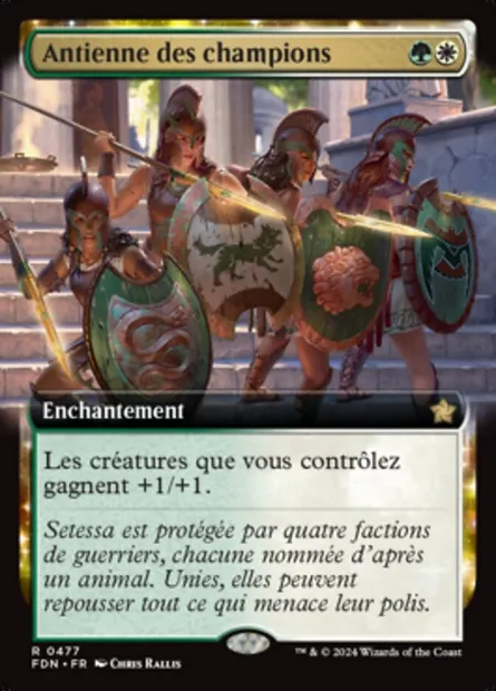 Antienne des champions, carte Magic FDN 477 — extension Foundations