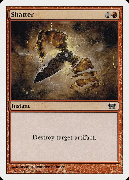 Shatter, Magic card 8ED 220 — Eighth Edition set