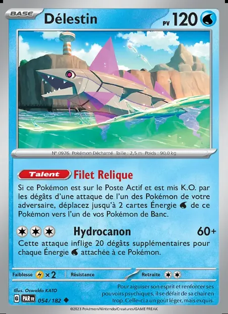 Délestin, carte Pokémon PAR 054 — extension Faille Paradoxe