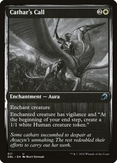 Cathar's Call, Magic card DBL 11 — Innistrad: Double Feature set