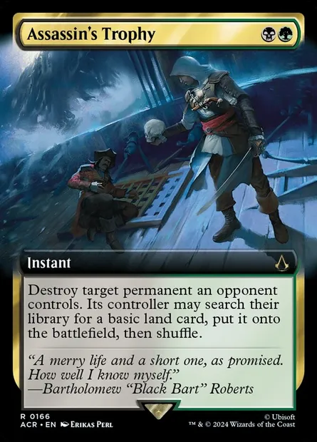 Assassin's Trophy, Magic card ACR 166 — Assassin's Creed set