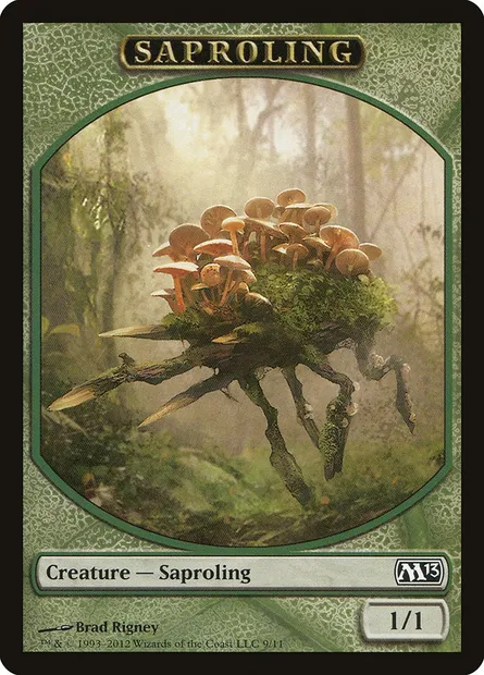 Saproling, Magic card TM13 9 — Magic 2013 Tokens set