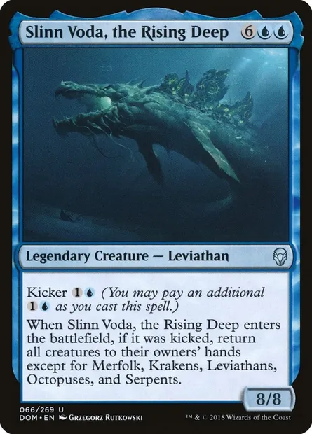 Slinn Voda, the Rising Deep, Magic card DOM 66 — Dominaria set