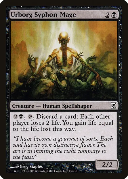 Urborg Syphon-Mage, Magic card TSP 139 — Time Spiral set