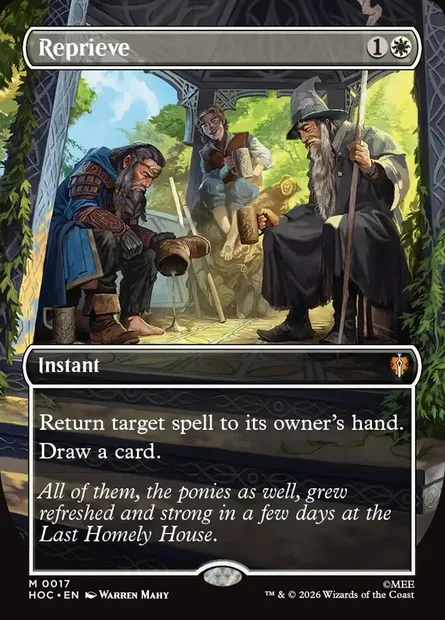 Reprieve, Magic card HOC 17 — The Hobbit Eternal set