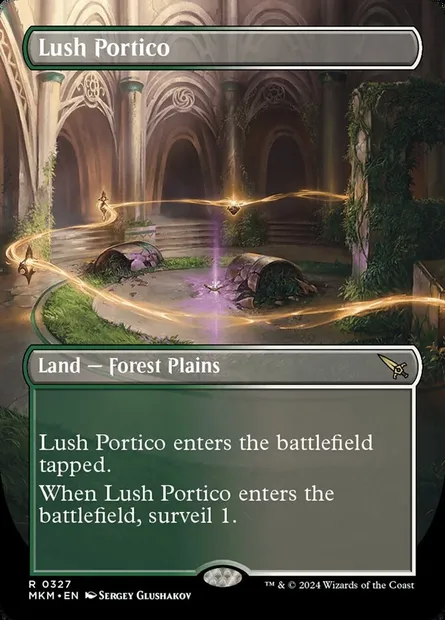Lush Portico, Magic card MKM 327 — Murders at Karlov Manor set