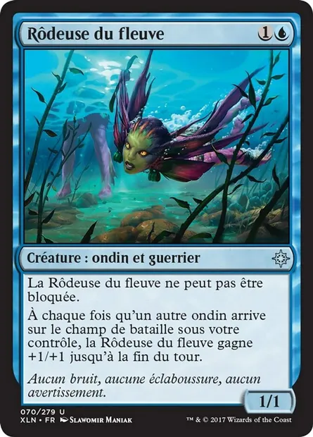 Rôdeuse du fleuve, carte Magic XLN 70 — extension Ixalan