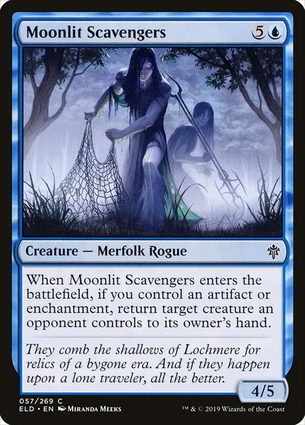 Moonlit Scavengers, Magic card ELD 57 — Throne of Eldraine set