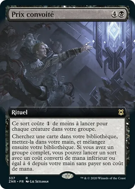 Prix convoité, carte Magic ZNR 337 — extension Renaissance de Zendikar