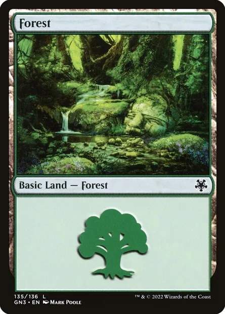 Forest, Magic card GN3 135 — Game Night: Free-for-All set
