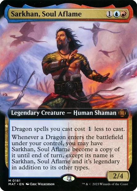 Sarkhan, l'âme embrasée, carte Magic MAT 181 — extension L'invasion des machines : le jour d'après