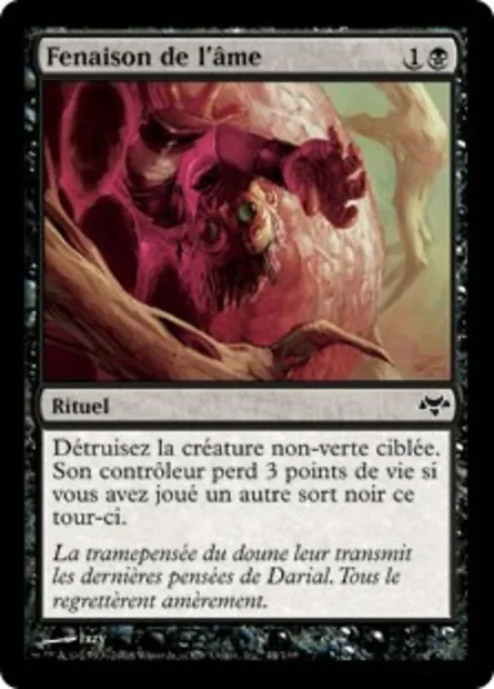 Fenaison de l'âme, carte Magic EVE 44 — extension Coucheciel