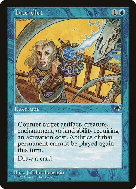 Interdict, Magic card TMP 69 — Tempest set
