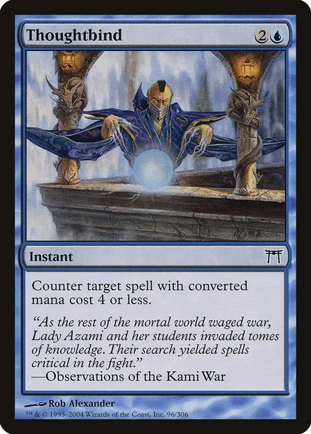 Thoughtbind, Magic card CHK 96 — Champions of Kamigawa set