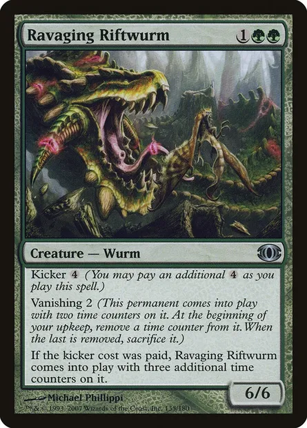 Ravaging Riftwurm, Magic card FUT 135 — Future Sight set