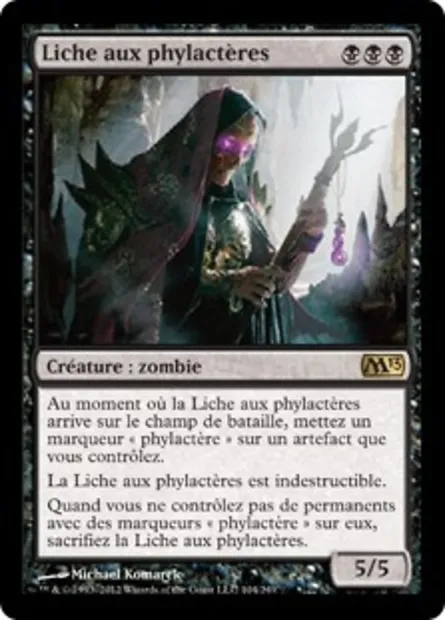 Liche aux phylactères, carte Magic M13 104 — extension Magic 2013