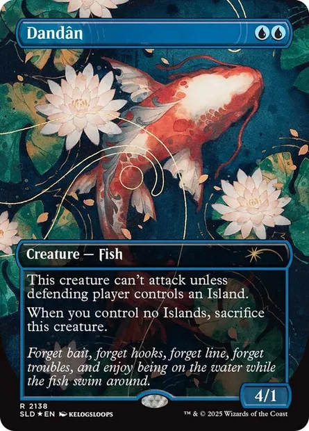 Dandân, Magic card SLD 2138 — Secret Lair Drop set